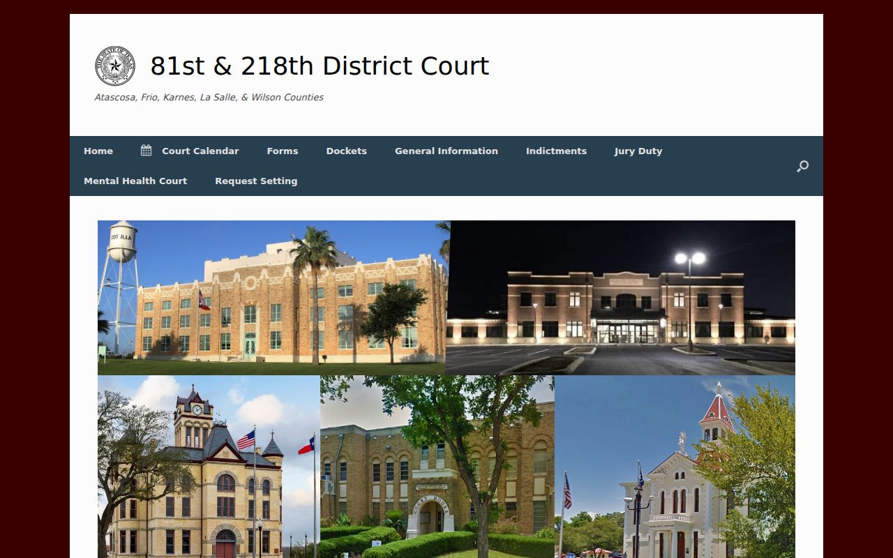 Karnes County criminal cases in the 81st and 218th District Courts